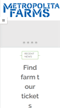 Mobile Screenshot of metro-farms.com